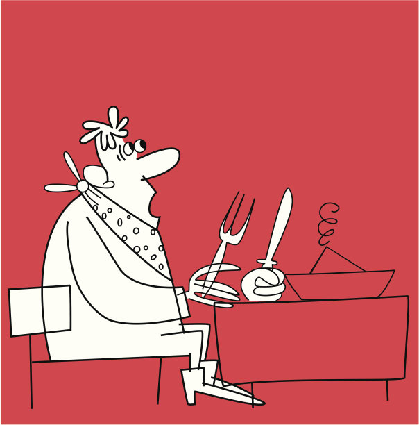 桌边的男人图片下载