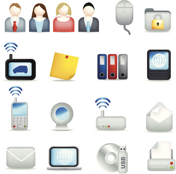 办公室图标设置图片下载