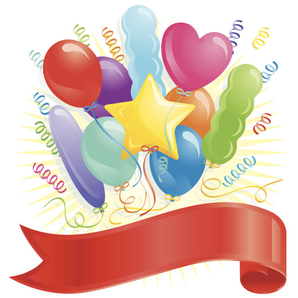 气球和标语图片下载