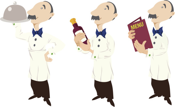 服务员图片下载