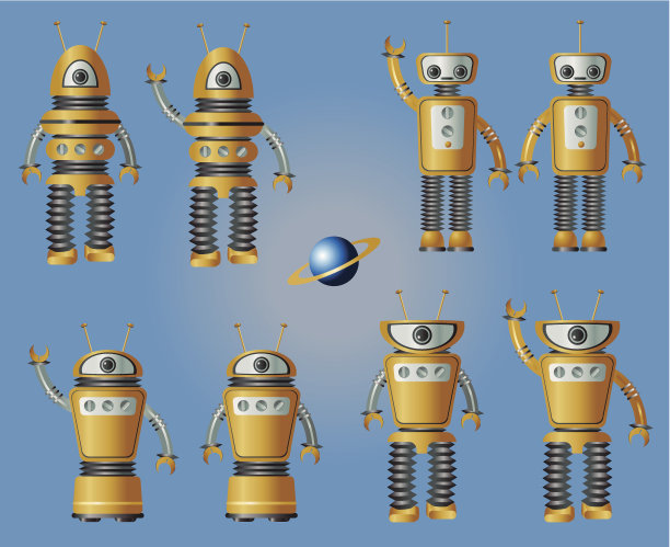 复古的机器人图片下载