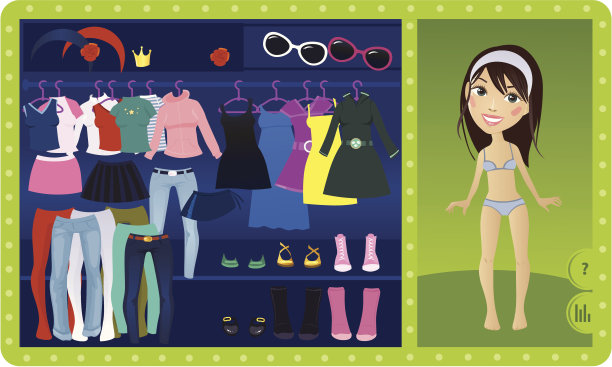 装扮少女图片下载