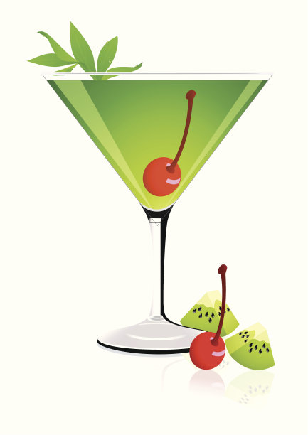 樱桃的鸡尾酒图片下载