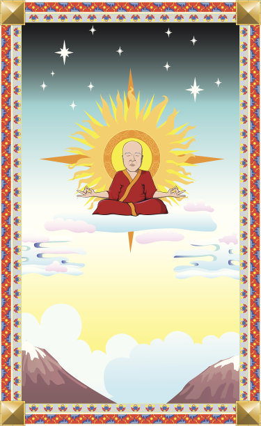 冥想和尚图片下载