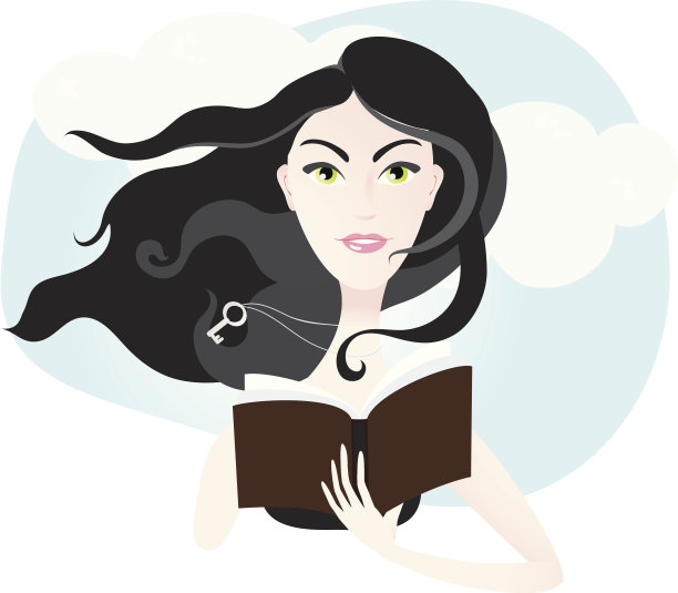 女人读书图片下载