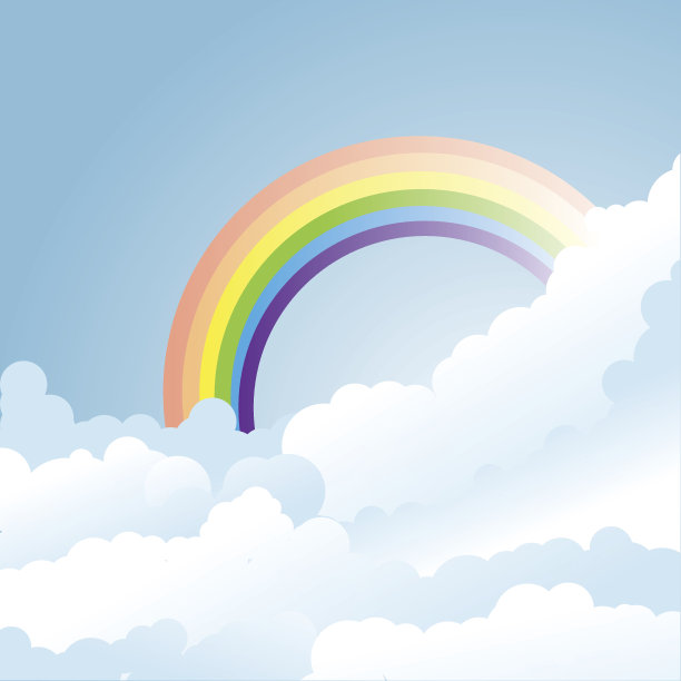 天空中的彩虹图片下载
