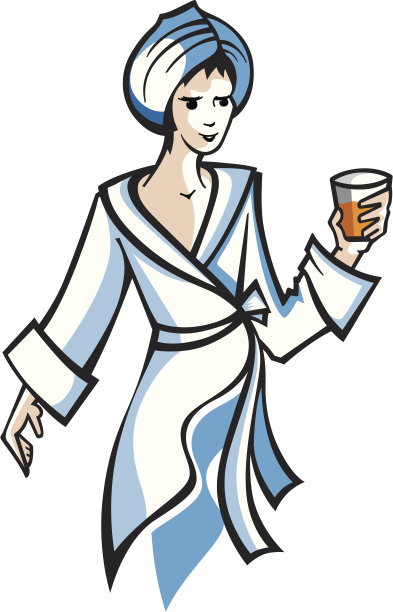 女人在浴袍图片下载