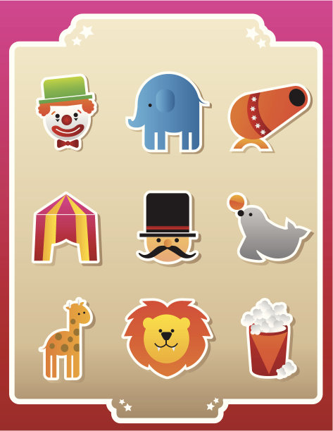 旧时尚马戏团图片下载