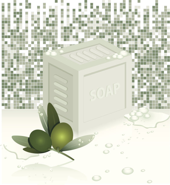 绿色的肥皂图片下载