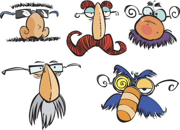 收集一些有趣的面具图片下载