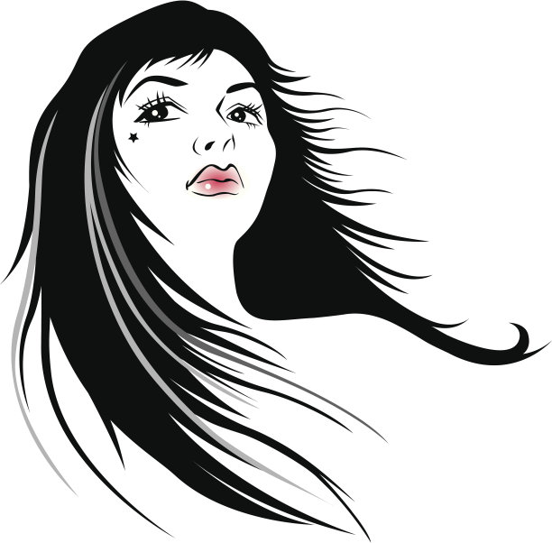 长发女子图片下载