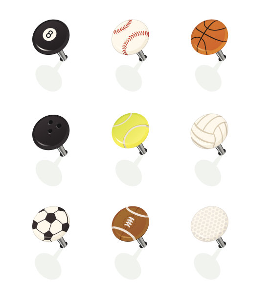 运动拇指图钉推针图片下载