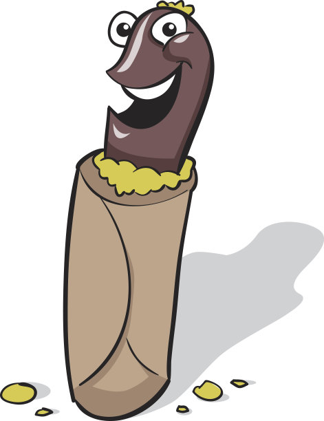 快乐的热狗图片下载