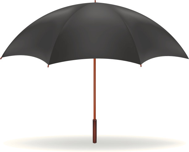 黑色的伞。图片下载