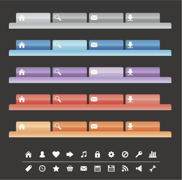 网页设计元素图片下载