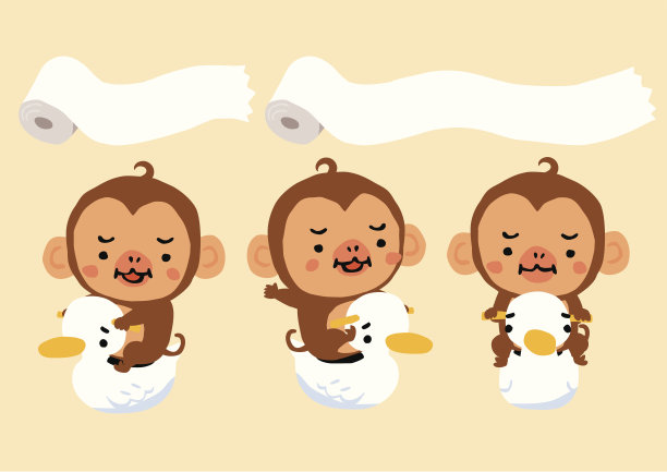 猴子在厕所图片下载