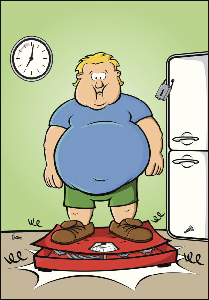 胖男孩的规模图片下载