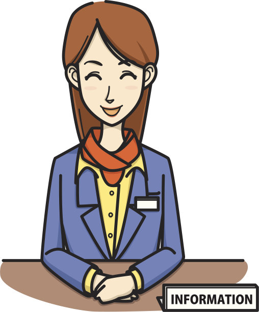 接待员小姐日本图片下载