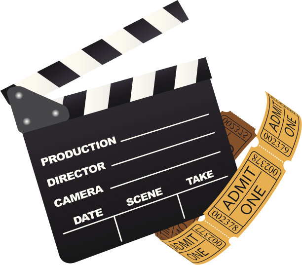 带票的电影院隔板图片下载