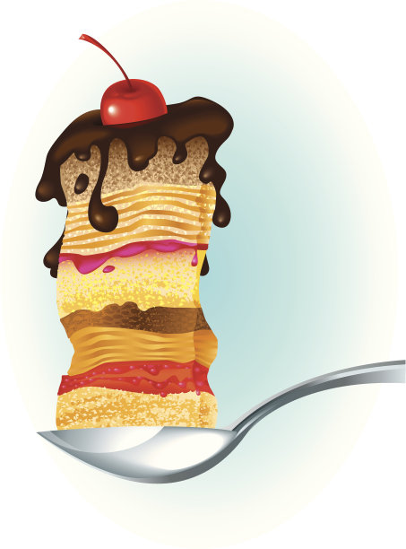 白色背景下的蛋糕特写镜头图片下载