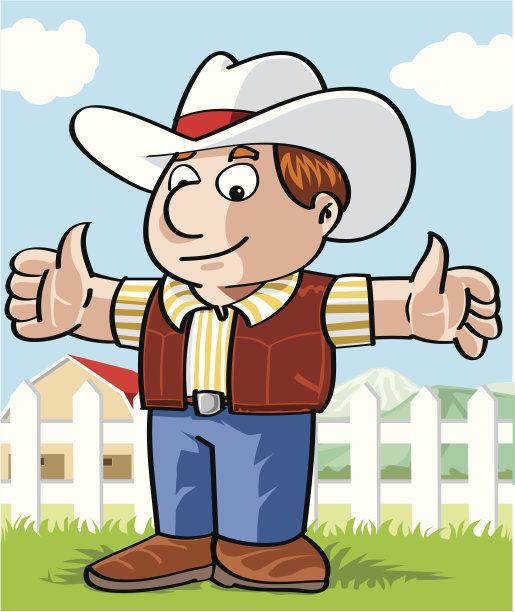 快乐的农夫图片下载