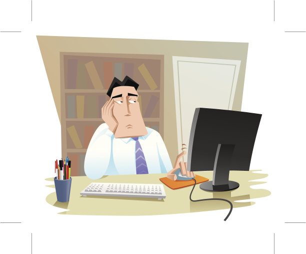 对工作感到厌倦图片下载