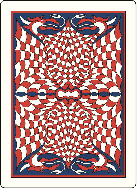 扑克牌背面65x90毫米图片下载