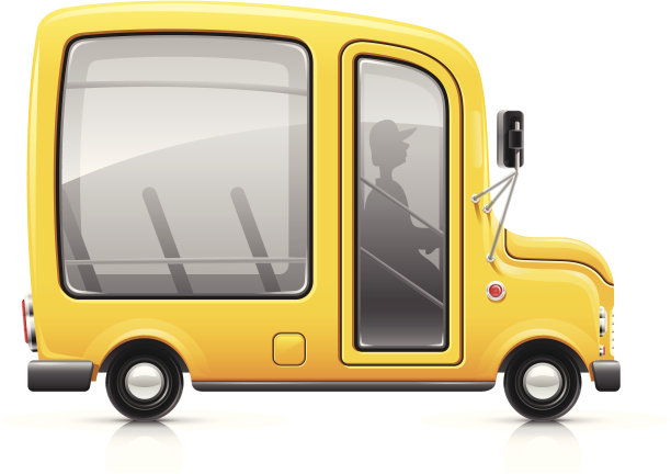 黄色的公共汽车图片下载