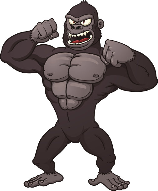 愤怒的大猩猩图片下载