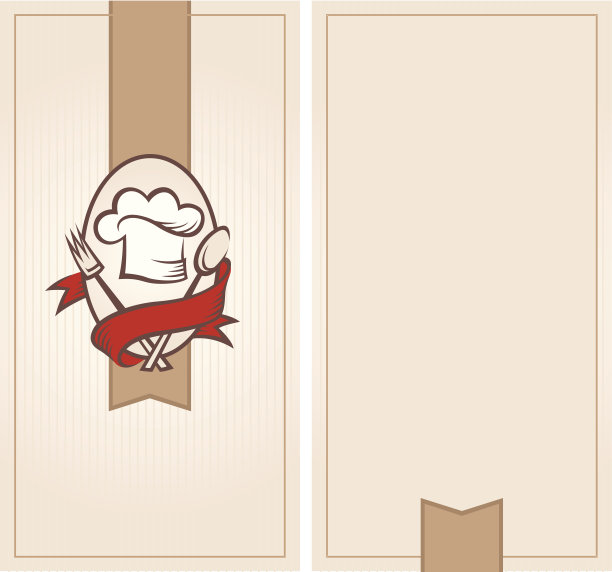 厨师帽和勺子和叉子图片下载