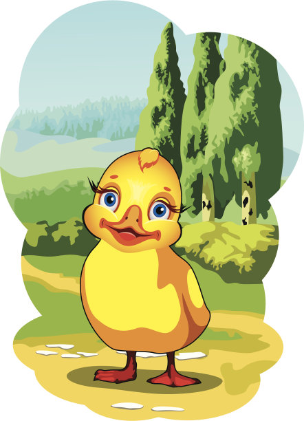 小鸭子素材图片