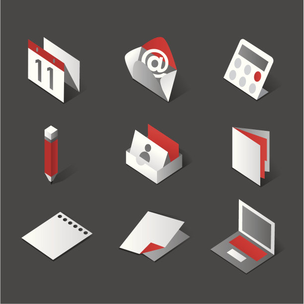 时尚的桌面图标图片下载