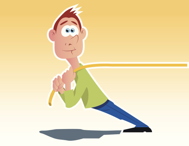 拉绳子。图片下载