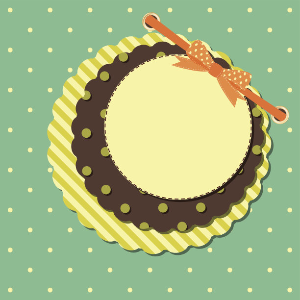 带有圆点背景的贺卡图片下载