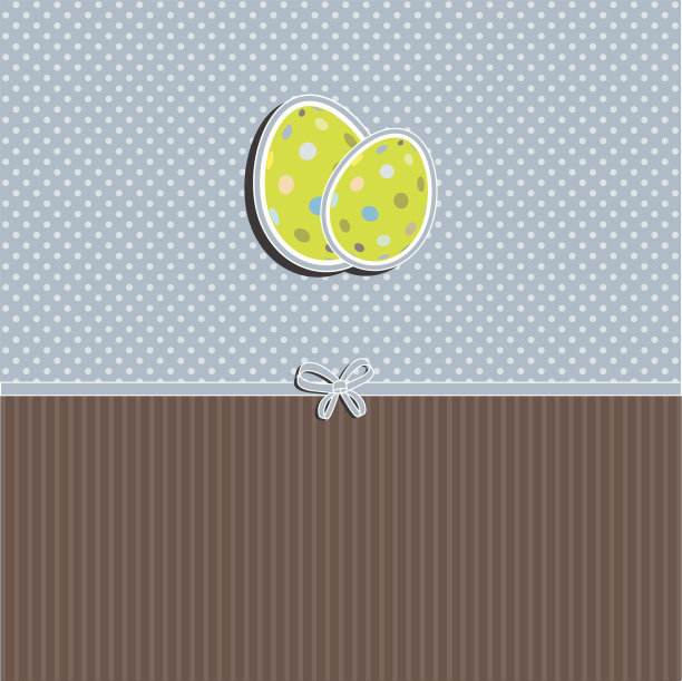 可爱的复活节彩蛋背景图片下载