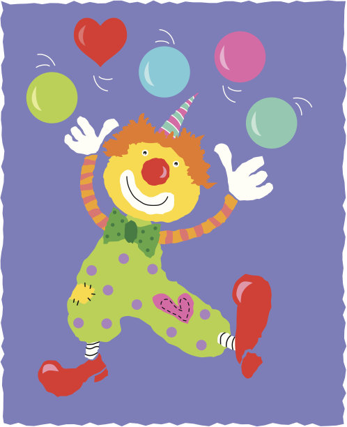 可爱的小丑图片下载