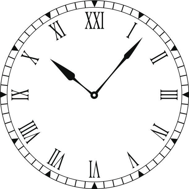 罗马干净钟面图片下载