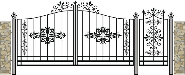 金属装饰门图片下载