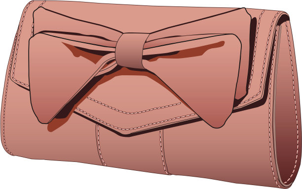 女性皮包的颜色向量。图片下载