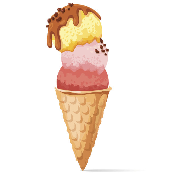 冰淇淋插图图片下载