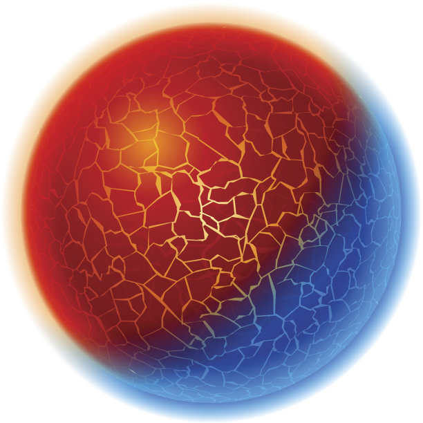 火与冰球行星图片下载