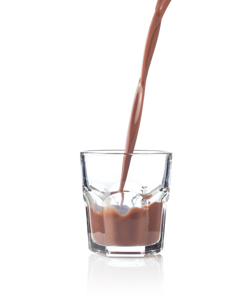 正在装巧克力奶昔图片下载