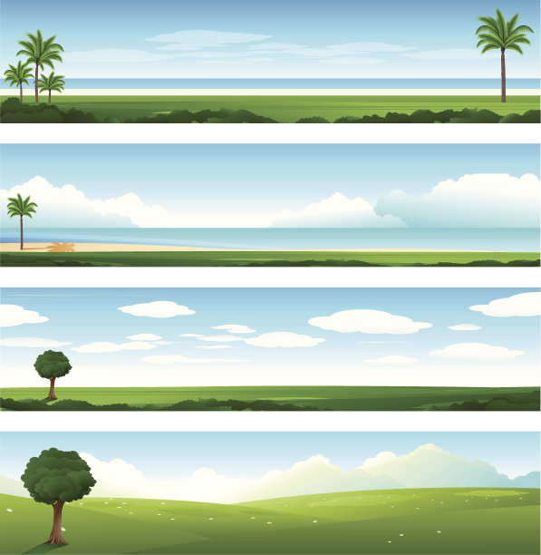 天空插画素材ID：105558010