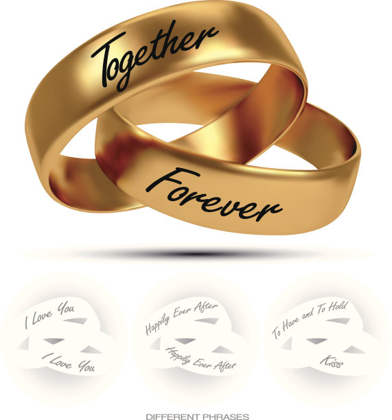 向量环的婚礼图片下载