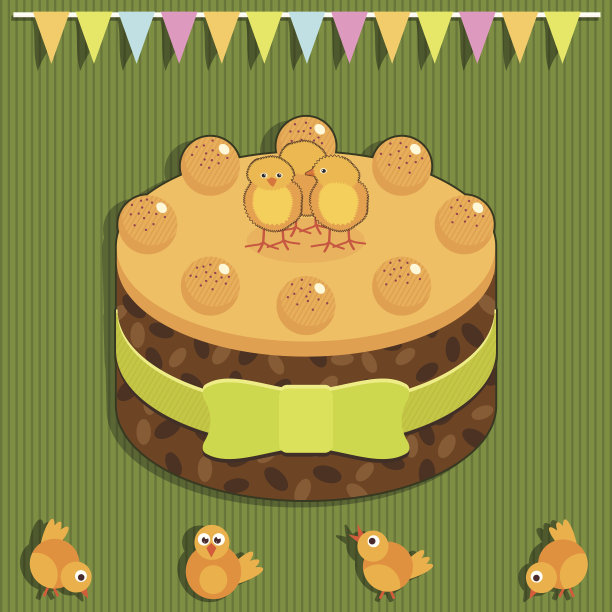 复活节蛋糕图片下载