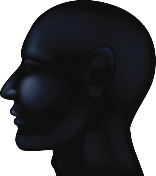 人类头上的轮廓图片下载