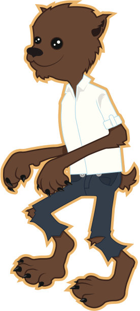 漂亮的狼人图片下载