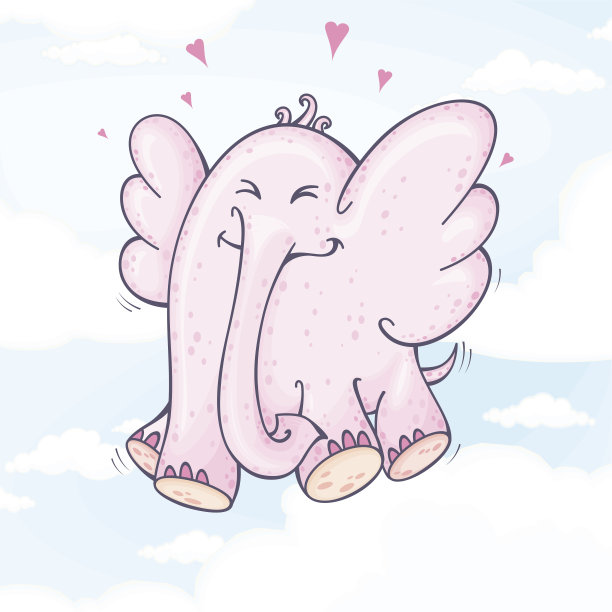 大象在爱图片下载