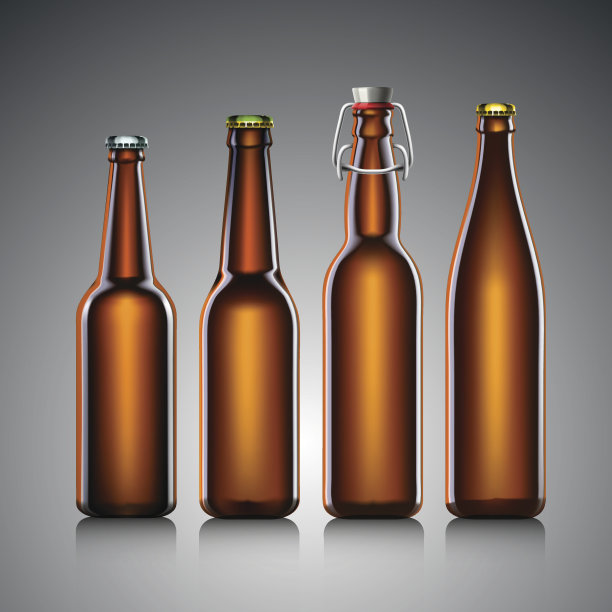 啤酒瓶清晰，没有标签图片下载