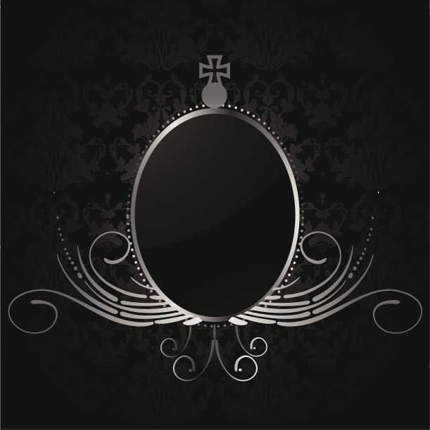 皇家背景与银色框架。向量图片下载
